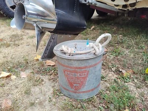 VINTAGE FALLS CITY ANGLER'S CHOICE NO 7810 MINNOW BUCKET - Picture 1 of 13