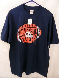 New AUBURN TIGERS - Mens Short Sleeve T-Shirt - Blue Large - NCAA - Picture 1 of 6
