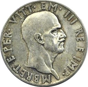 10 Lek ALBANIE 1939 - Victor-Emmanuel III - Picture 1 of 2