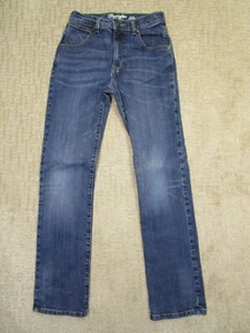 Wrangler Jeans Boys 16 Blue Youth Western Retro Slim 26x30 Kids Light Wash Denim - Picture 1 of 9