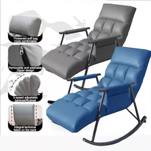 rocking chair reclining chair lazy sofa recliner chair Adult Leisure Rocking - Picture 1 of 11