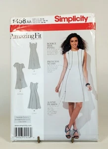 Pattern Misses Dress Amazing Fit  Size 10-18  Simplicity 1458 - Picture 1 of 2