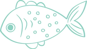 Autoaufkleber Sticker Handgezeichneter Fisch Aufkleber - Picture 1 of 1