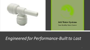 John Guest Stem Run Tee RO Water Fitting (1/4" push to connect) - Picture 1 of 1