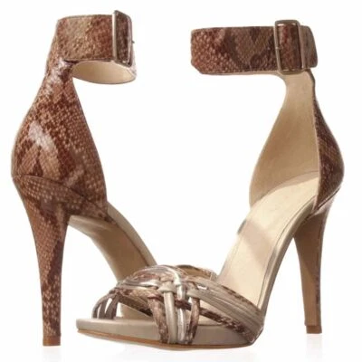 Joan & David коричневый серо-коричневый мульти Siona лодыжки ремень туфли каблуки ~ 8 М M3020 - Изображение 1 из 4