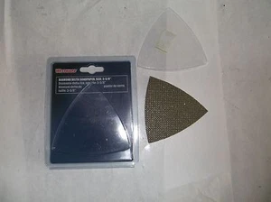 New 48Z535 Oscillating Tool Sandpaper, Diamond Grit, 3-5/8 In (K) - Picture 1 of 6