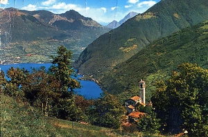 COMO VALLE D'INTELVI CARTOLINA paesaggistica lombardia Italia - Picture 1 of 1