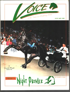 Voice Of The Tennessee Walking Horse Magazine JAN 1995 PRIDE's NIGHT PROWLER - Picture 1 of 2