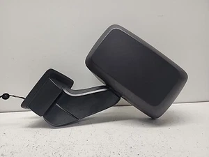 06 - 10 HUMMER H3 FRONT DRIVER LH DOOR MIRROR GLASS TEXTURED OEM BLACK - Picture 1 of 15