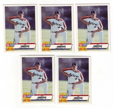 1993 Procards Auburn Astros John Vindivich  #3457 - 5 Card Lot - Houston