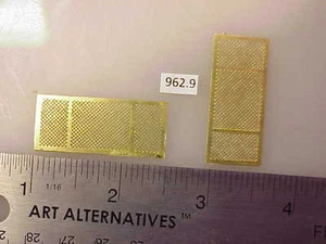 BRASS O Overland Diesel Etched Screen (2) #962-9 - Picture 1 of 1