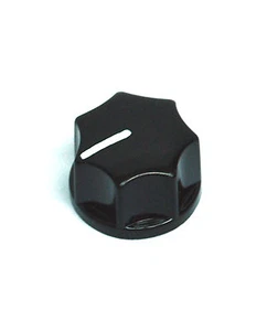 10pc Plastic Round Screw type Knob PN-40B size=φ19x12.7mm hole=φ6.4mm RoHS - Picture 1 of 5