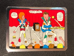 Beavis and Butthead 1993 MTV Networks Vending Hologram STICKER Card - Picture 1 of 2