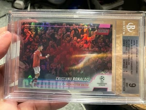 Cristiano Ronaldo 2022-23 Stadium Club Chrome Pink Red Electric Charge Refractor - Bild 1 von 4