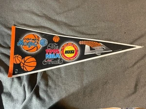 Banderín de 30" de las Finales de la NBA 1995 Houston Rockets vs Orlando Magic NBA de colección - Imagen 1 de 2
