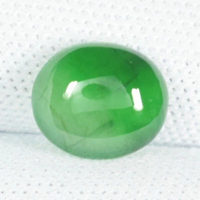 Jadeíta natural verde de calidad fina de 1,94 quilates - Cabujón ovalado - Ver Vdo    Foto 1 de 3