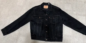 Giacca di jeans Levis 70507 nera grande - Foto 1 di 17