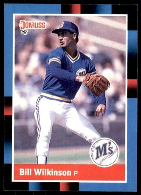 1988 Donruss Bill Wilkinson RC Seattle Mariners #568 - Image 1 of 2