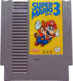 Super Mario Bros. 3 (Nintendo NES, 1990) Authentic Cartridge Only Canada Edn