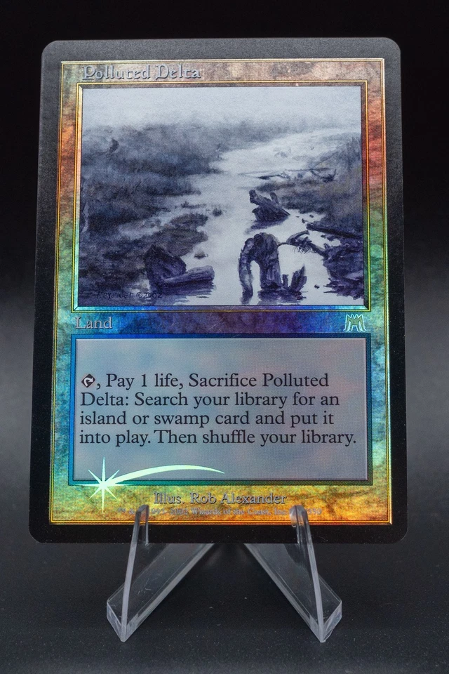 Polluted Delta: 2002 Magic the Gathering - Onslaught Foil - Image 1 of 2