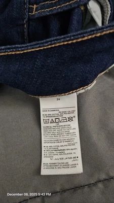 Pantalones de mezclilla para mujer Old Navy, talla 24, tiro alto sueltos, ligeramente usados Foto 1 de 4