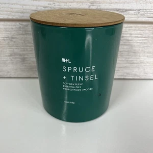 Wolfe + Lamm W+L Duftkerze Fichte und Lametta 11 oz 312 g unbenutzt - Bild 1 von 5