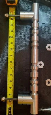 Передняя дверь/ручка входа наружная. Сделанный на заказ пермиевый алюминий 16 дюймов США 🇺🇸  - Изображение 1 из 4