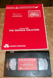 1987 Massey-Ferguson The Service Solution Workbook + VHS Kassette schön gebraucht - Bild 1 von 3