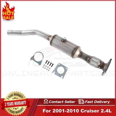 Front Catalytic Converter Fits 2001-2010 Chrysler PT Cruiser 2.4L L4 Direct Fit Foto 1 de 4