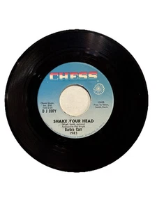 Barbara Carr CHESS Northern Soul 45 Shake Your Head 1-Sided DJ PROMO LABEL - Picture 1 of 4