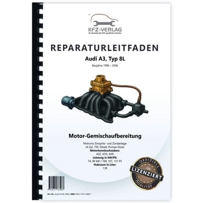 Audi A3 8L (96-06) 4-Zyl. 1,9l Diesel Einspritz/Vorglühanlage Reparaturanleitung - Bild 1 von 4