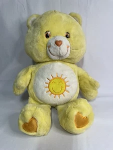 2002 Care Bears Funshine Jumbo Bär Plüsch 26 Zoll gelb sauber - Bild 1 von 4