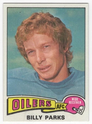 1975 Topps Billy Parks Houston Oilers #324 - Image 1 of 2