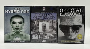 3 MP3 CD Lot: Hybrid Age Skywatch TV, Official Disclosure, Epstein’s Island NEW - Picture 1 of 6