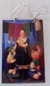 ORECCHINI OPERE D' ARTE Botero vedova - Foto 1 di 1