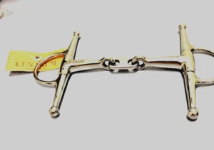 Centaur French link full cheek snaffle horse bit 5.5 inches - Picture 1 of 2