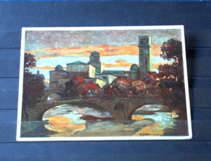 KÜNSTLER-AK 1933: A. FREY-MOOCK: Das Deutsche Museum,post. nicht bef. - Bild 1 von 2