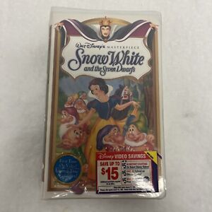 RARE Snow White and the Seven Dwarfs (VHS, 1994) Masterpiece Collection SEALED!