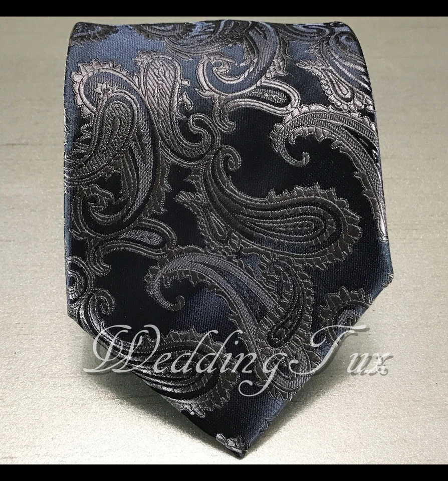 LIQUIDACIÓN HOMBRE PAISLEY MICROFIBRA AUTOATADO CUELLO CORBATA FORMAL FIESTA BODA PROM Foto 1 de 1