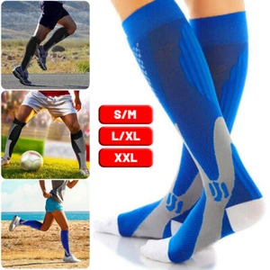 1 paio di calze a compressione sportive calze a compressione resistenza circolazione nuove - Foto 1 di 14