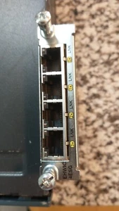 Cisco EHWIC-4ESG 4-Ports 10/100/1000 Base-TX Gigabit Ethernet Switch Card - Picture 1 of 3