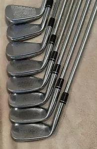 TaylorMade P790 Iron Set 4-PW, AW 8 Iron Set Stiff KBS Tour C-Taper 120 - Picture 1 of 5