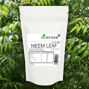 Nutrics® 100 % reines NEEM BLATT Pulver 75g Superfood Detox Immun Booster - Bild 1 von 4