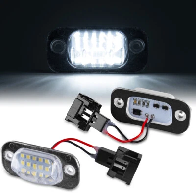 Luci targa LED per VW Golf 3 Polo 6N Seat Ibiza Cordoba SET (7426) - Immagine 1 di 4