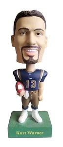 Kurt Warner #13 Play Makers Bobble Head And Card Upper Deck 2001 RAMS Football - Bild 1 von 4