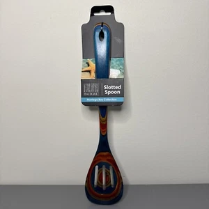 Baltique Wooden Slotted Spoon - Montego Bay Collection, 12-1/2" Cooking 12.5" - Picture 1 of 8