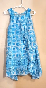K/93 IZ AMY BYER GIRL'S SLEEVELESS LIGHT BLUE DRESS WITH PRETTY ACCESSORIES EUC - Picture 1 of 7
