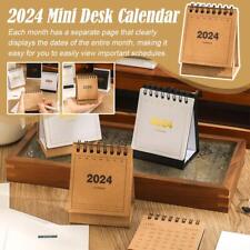 Mini kalendarz biurkowy 2024 Przenośny stojący mały kalendarz biurkowy do planu HOT