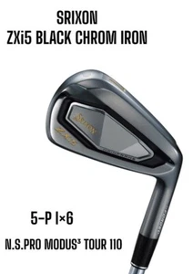 SRIXON ZXi5 Black Chrome Iron set 5-pw / MODUS3 TOUR 110 S - Picture 1 of 2