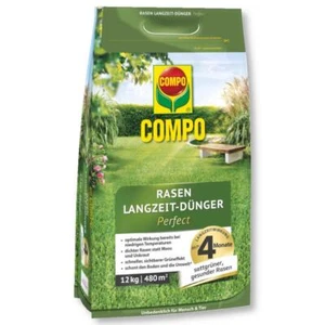 COMPO Rasen Langzeitdünger Perfect 12 kg Rasendünger Langzeitrasendünger - Bild 1 von 1